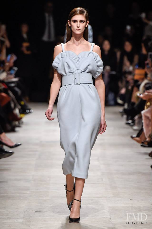 Daiane Conterato featured in  the Rochas fashion show for Autumn/Winter 2015