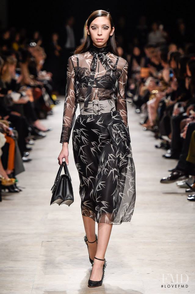 Issa Lish featured in  the Rochas fashion show for Autumn/Winter 2015