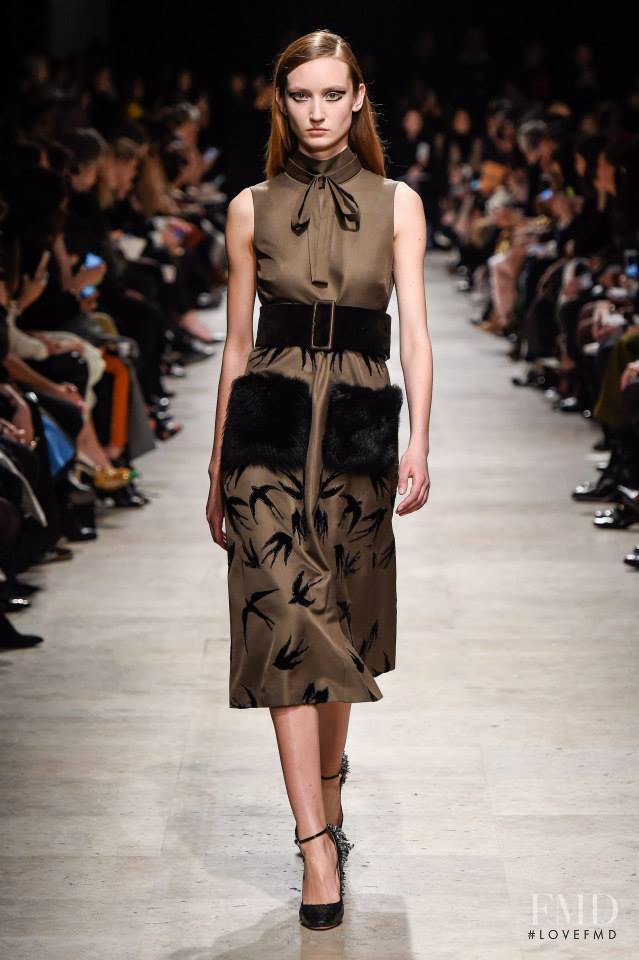 Alex Yuryeva featured in  the Rochas fashion show for Autumn/Winter 2015