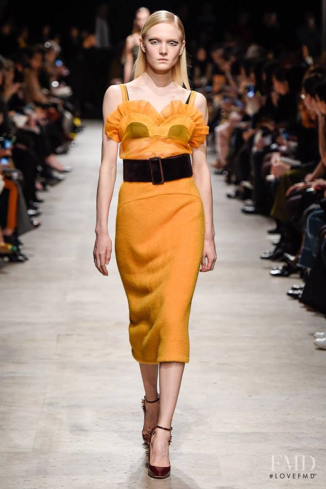 Maja Salamon featured in  the Rochas fashion show for Autumn/Winter 2015