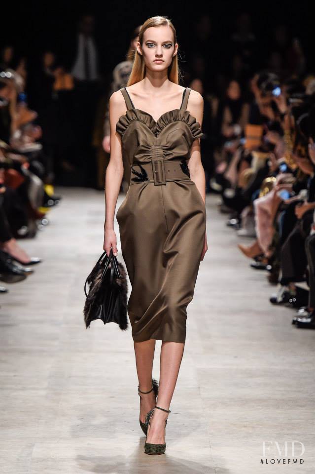 Maartje Verhoef featured in  the Rochas fashion show for Autumn/Winter 2015