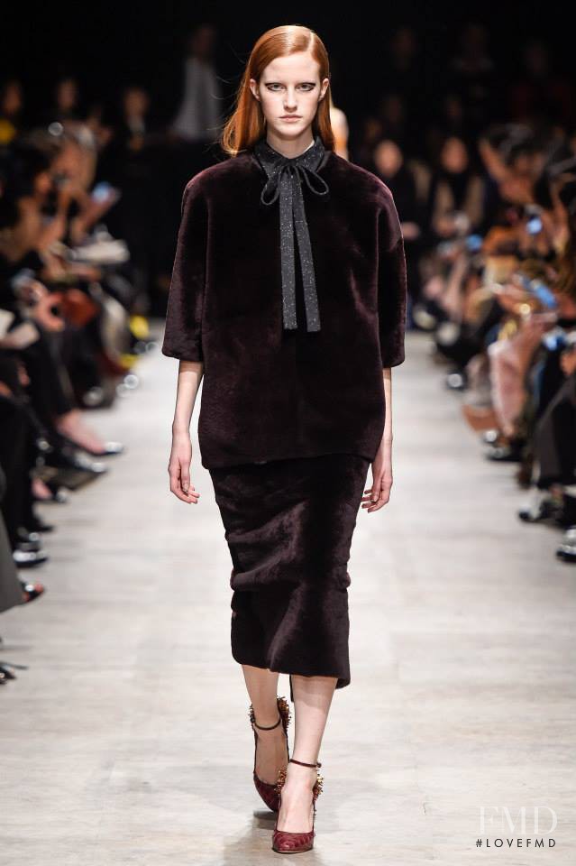 Magdalena Jasek featured in  the Rochas fashion show for Autumn/Winter 2015