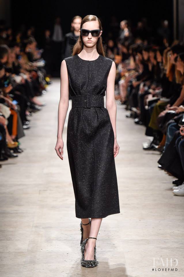 Liza Ostanina featured in  the Rochas fashion show for Autumn/Winter 2015