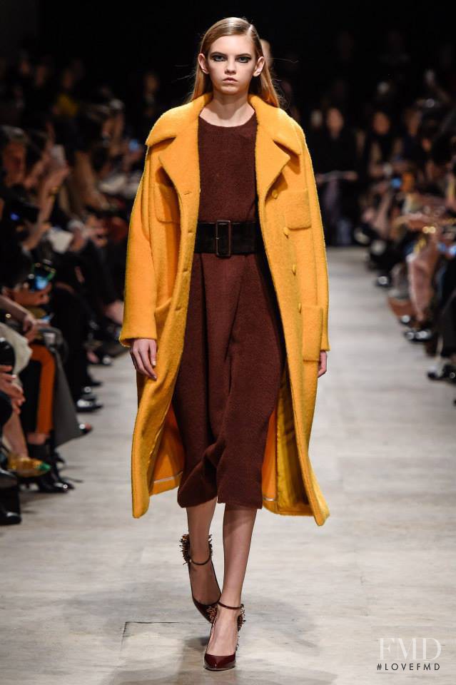 Molly Bair featured in  the Rochas fashion show for Autumn/Winter 2015