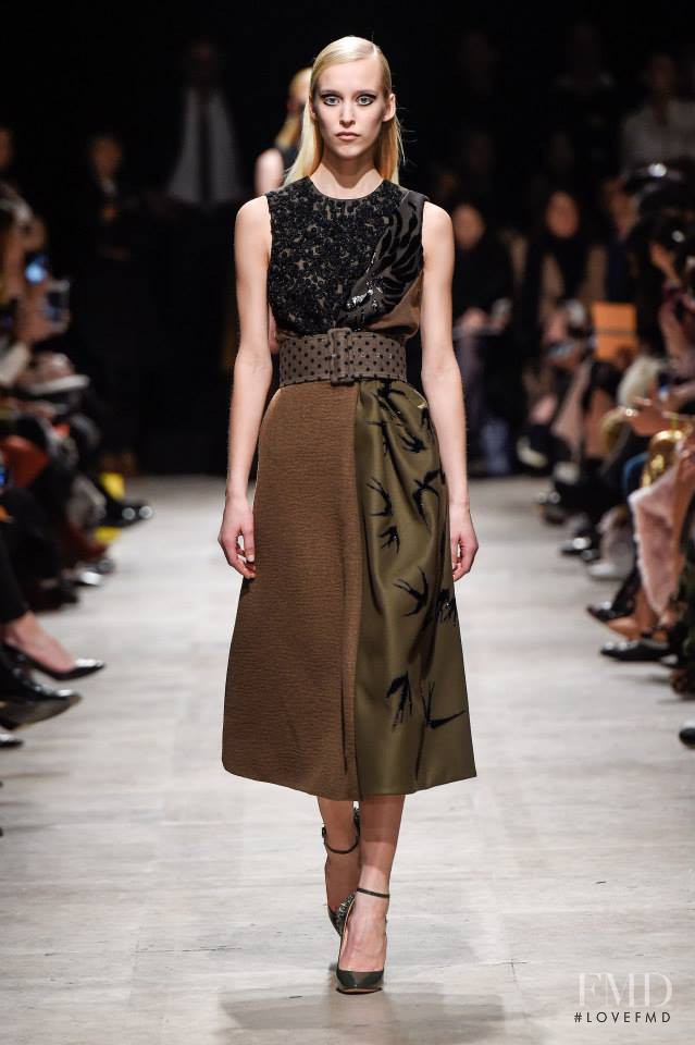 Eva Berzina featured in  the Rochas fashion show for Autumn/Winter 2015