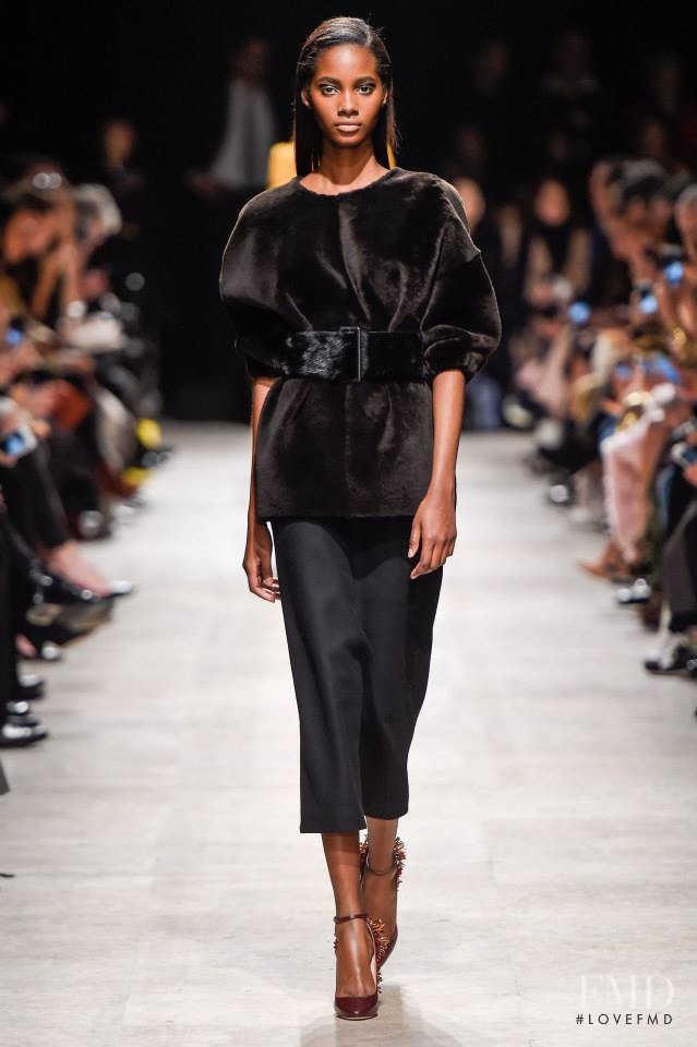 Tami Williams featured in  the Rochas fashion show for Autumn/Winter 2015