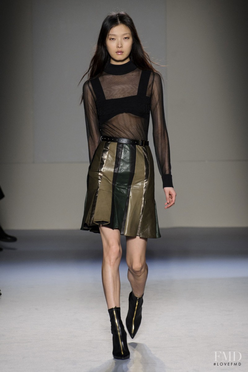 Sung Hee Kim featured in  the Roland Mouret fashion show for Autumn/Winter 2015