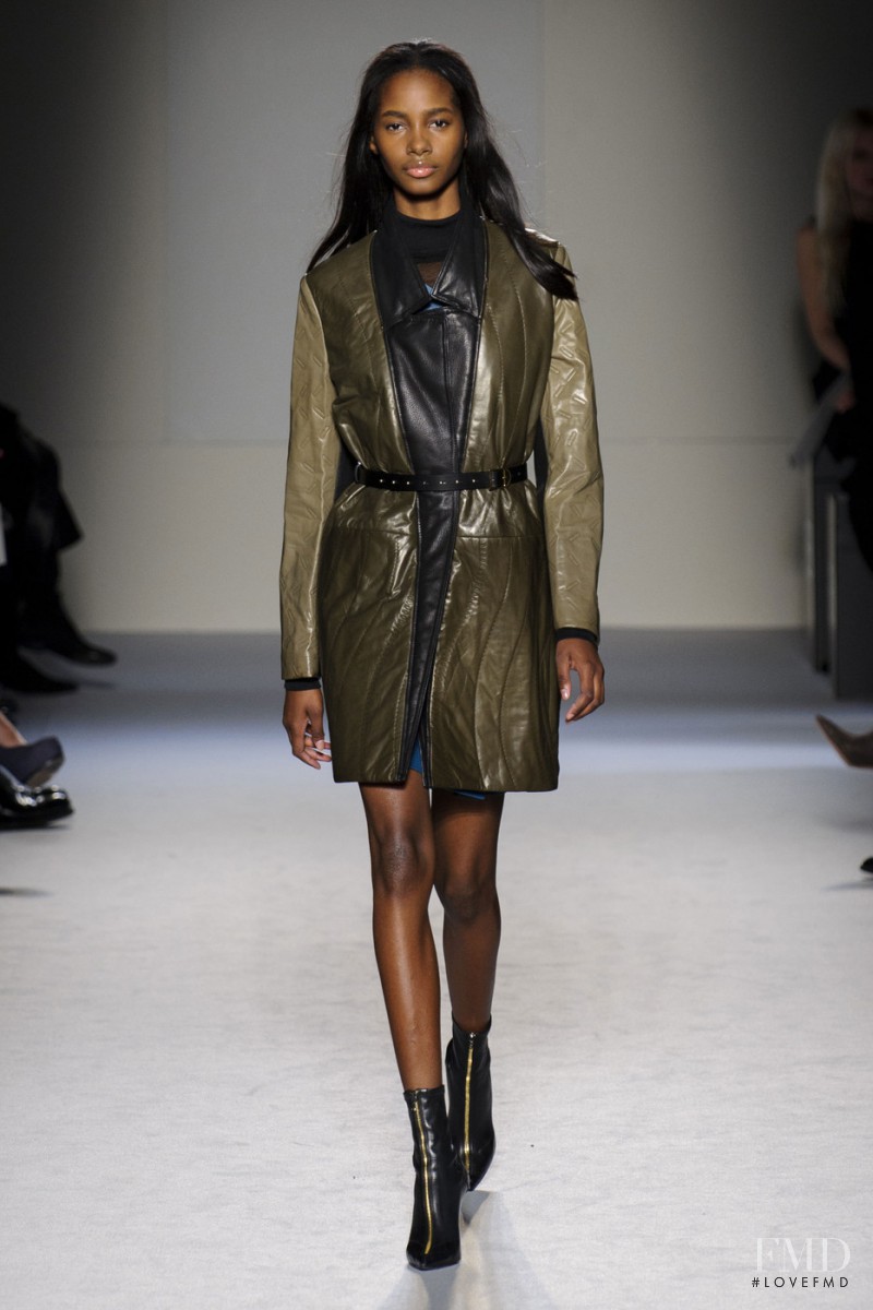 Tami Williams featured in  the Roland Mouret fashion show for Autumn/Winter 2015