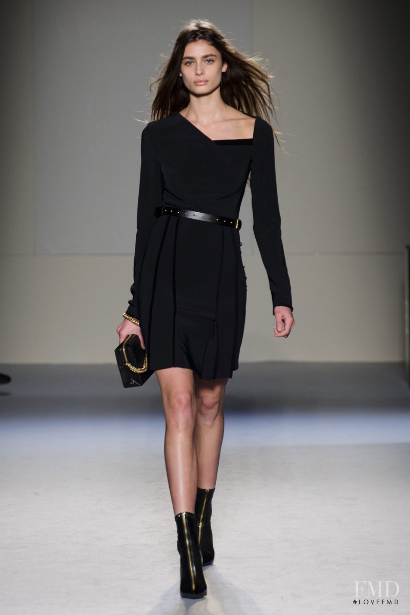 Taylor Hill featured in  the Roland Mouret fashion show for Autumn/Winter 2015