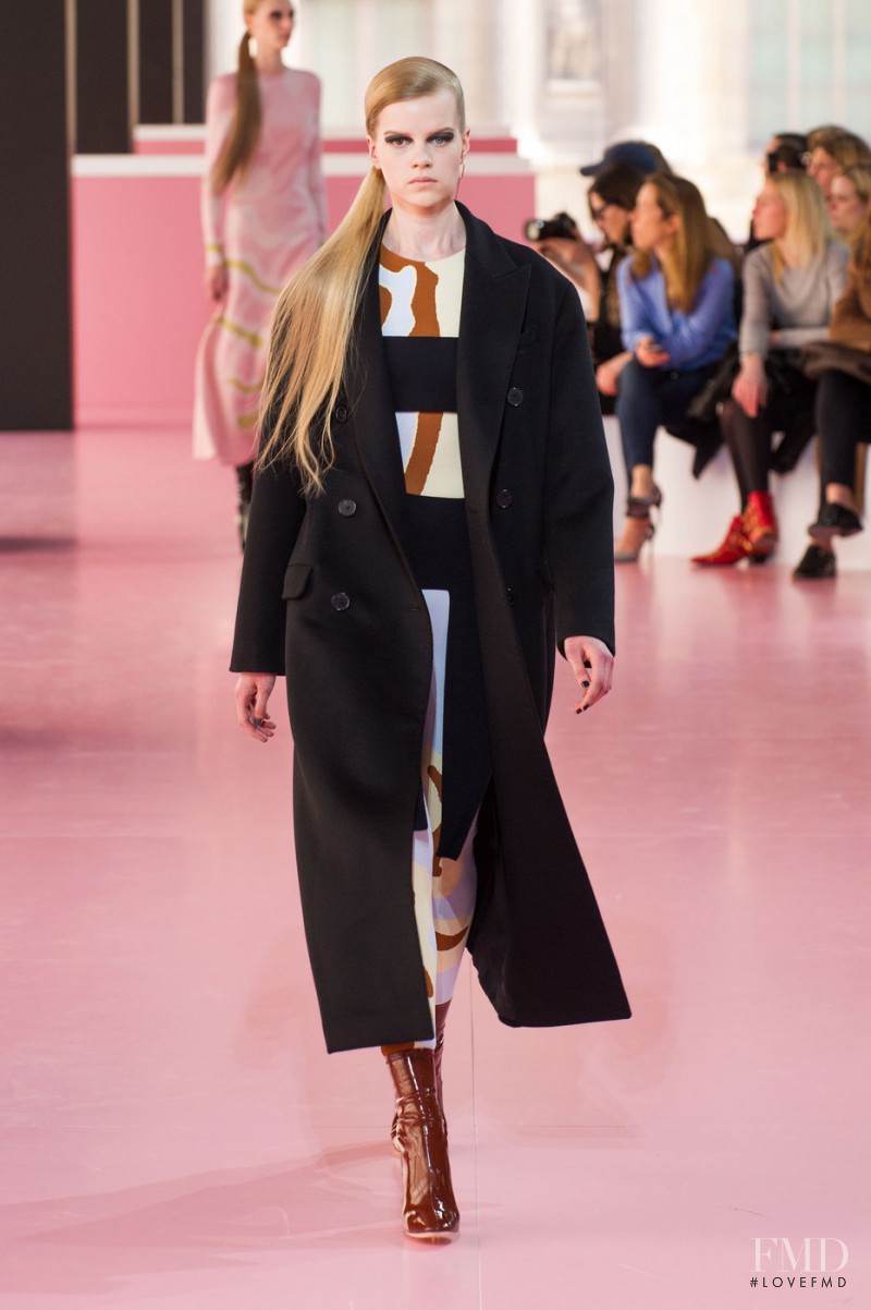 Kadri Vahersalu featured in  the Christian Dior fashion show for Autumn/Winter 2015