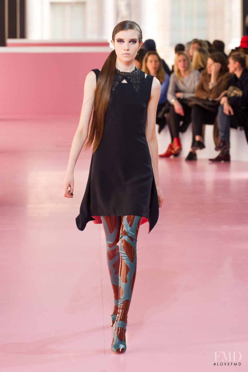 Grace Hartzel featured in  the Christian Dior fashion show for Autumn/Winter 2015