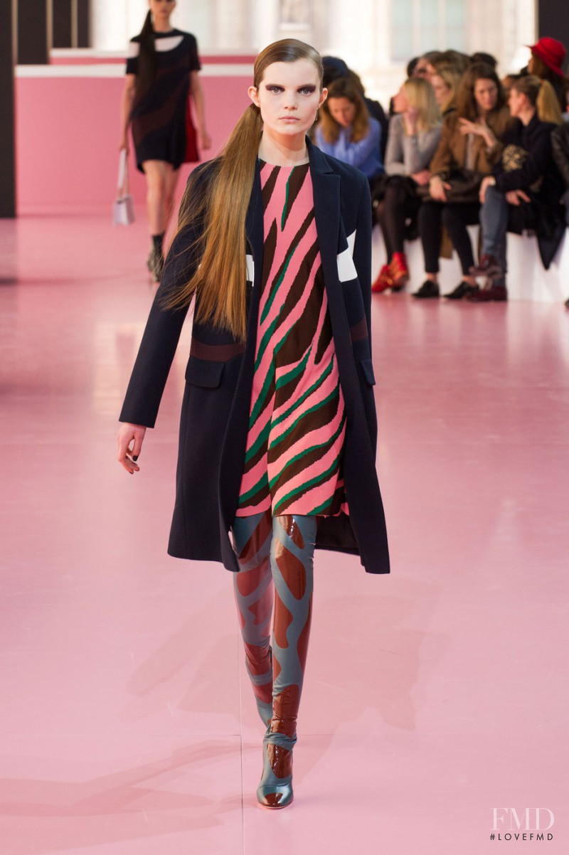 Michelle van Bijnen featured in  the Christian Dior fashion show for Autumn/Winter 2015