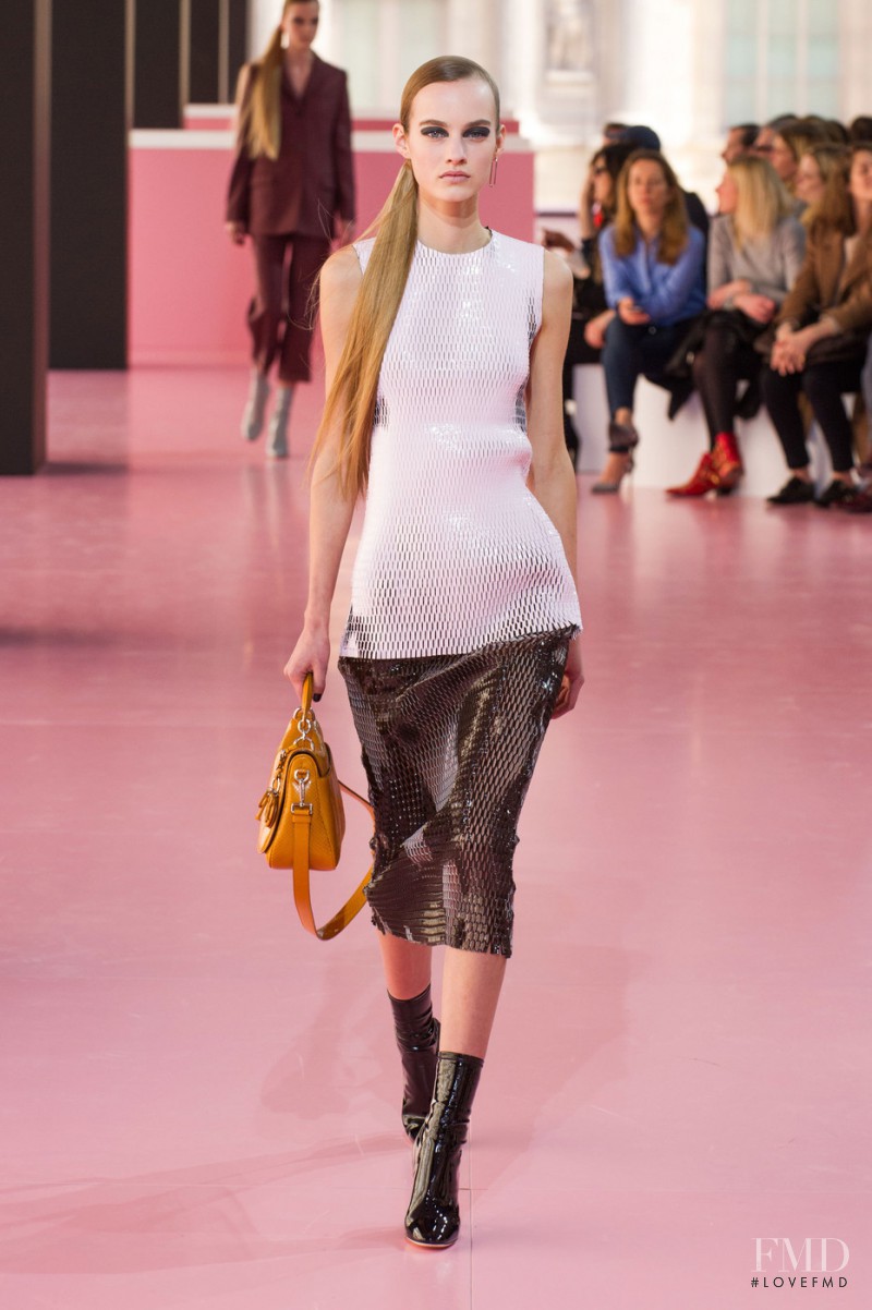 Maartje Verhoef featured in  the Christian Dior fashion show for Autumn/Winter 2015
