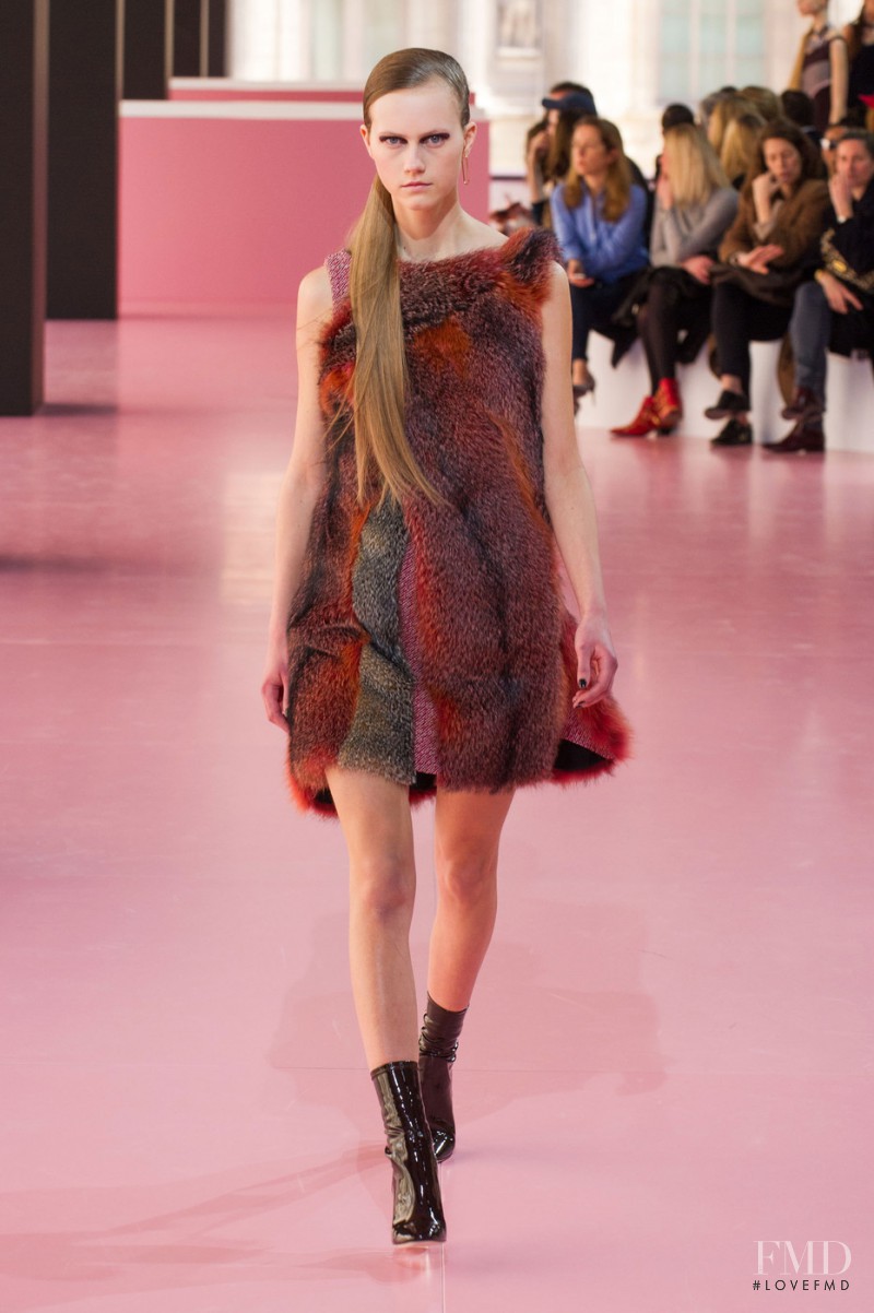 Julie Hoomans featured in  the Christian Dior fashion show for Autumn/Winter 2015