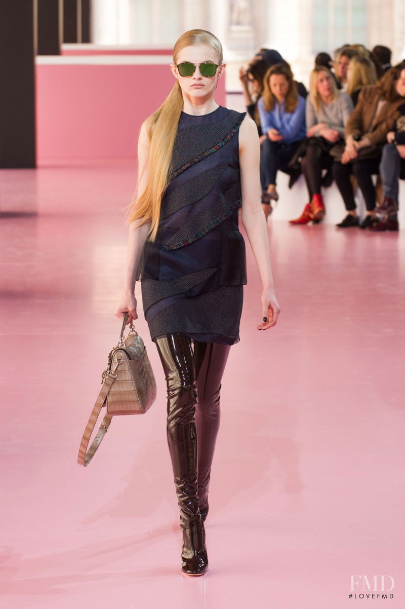 Aneta Pajak featured in  the Christian Dior fashion show for Autumn/Winter 2015