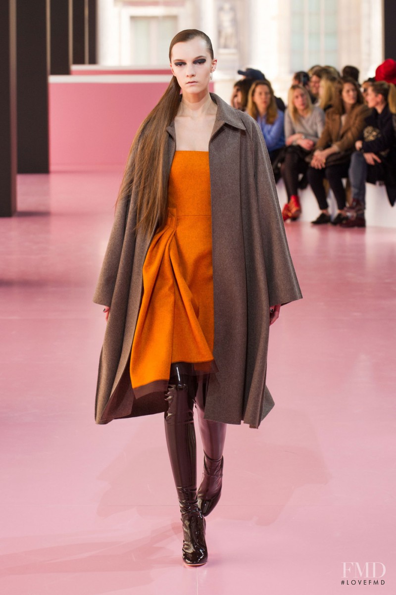 Irina Liss featured in  the Christian Dior fashion show for Autumn/Winter 2015