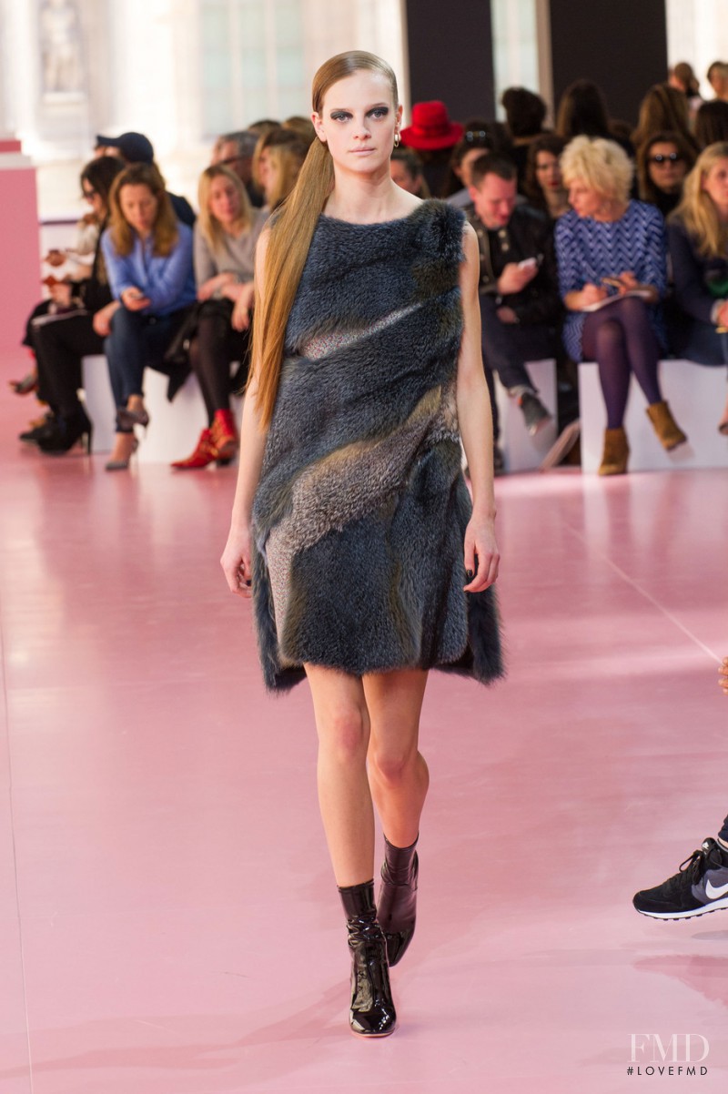 Ine Neefs featured in  the Christian Dior fashion show for Autumn/Winter 2015