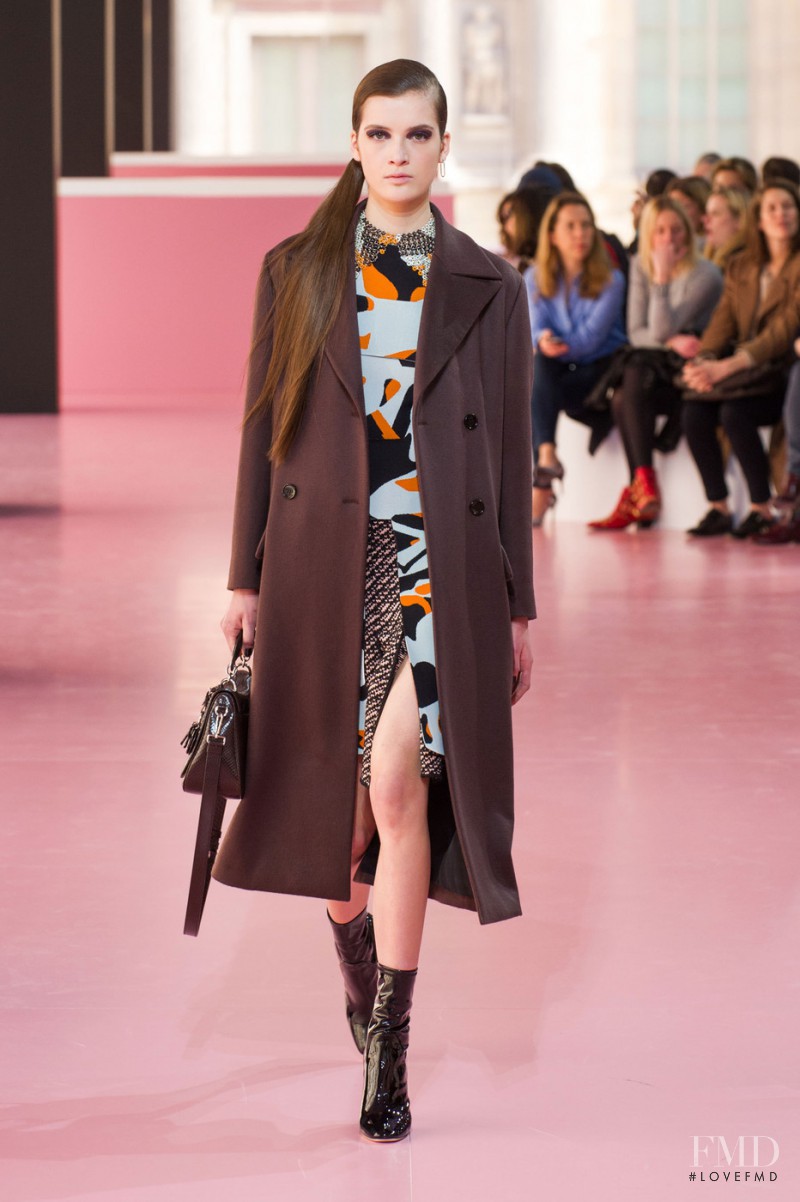 Lis Van Velthoven featured in  the Christian Dior fashion show for Autumn/Winter 2015
