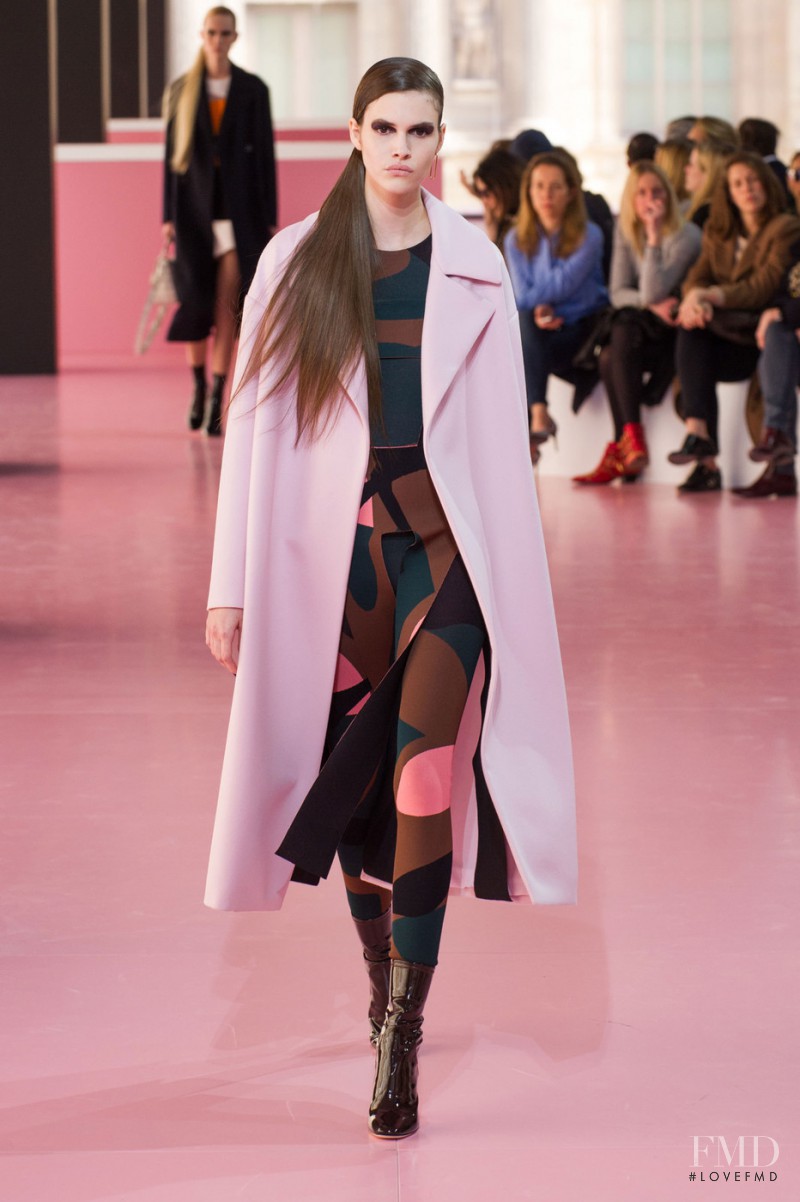 Vanessa Moody featured in  the Christian Dior fashion show for Autumn/Winter 2015
