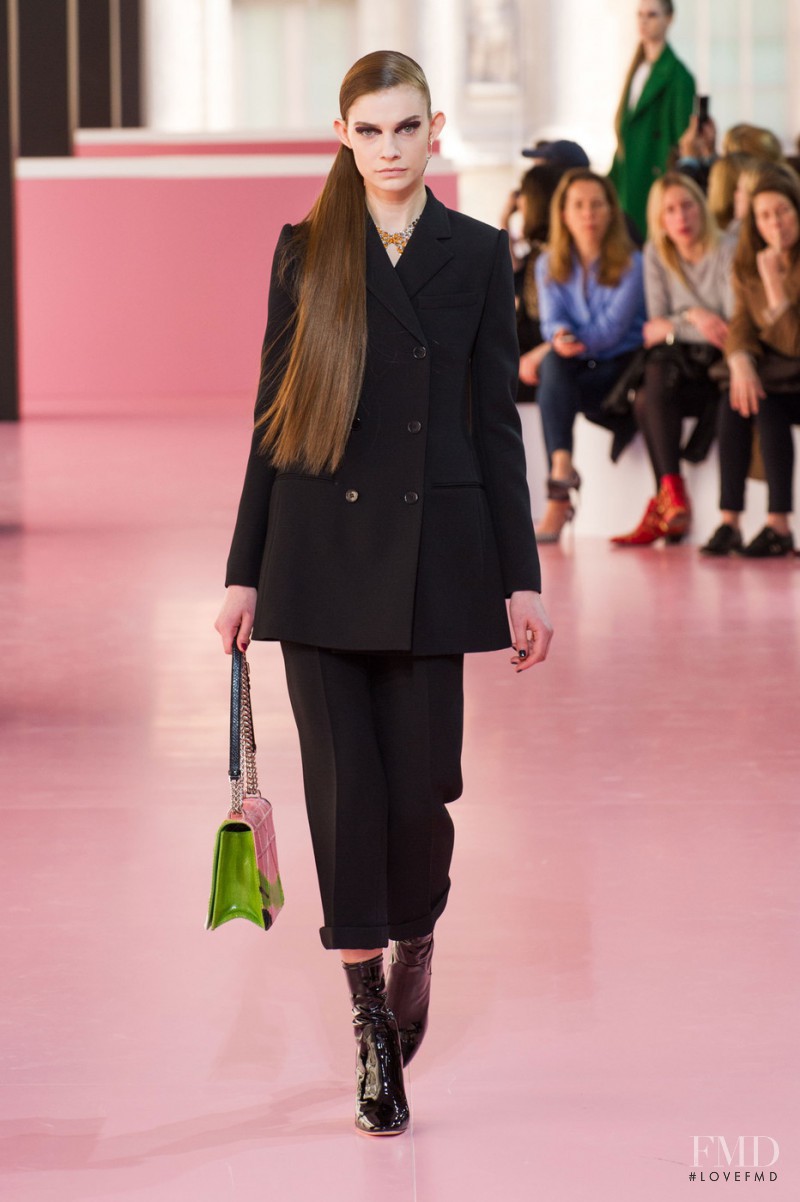 Adrianna Zajdler featured in  the Christian Dior fashion show for Autumn/Winter 2015