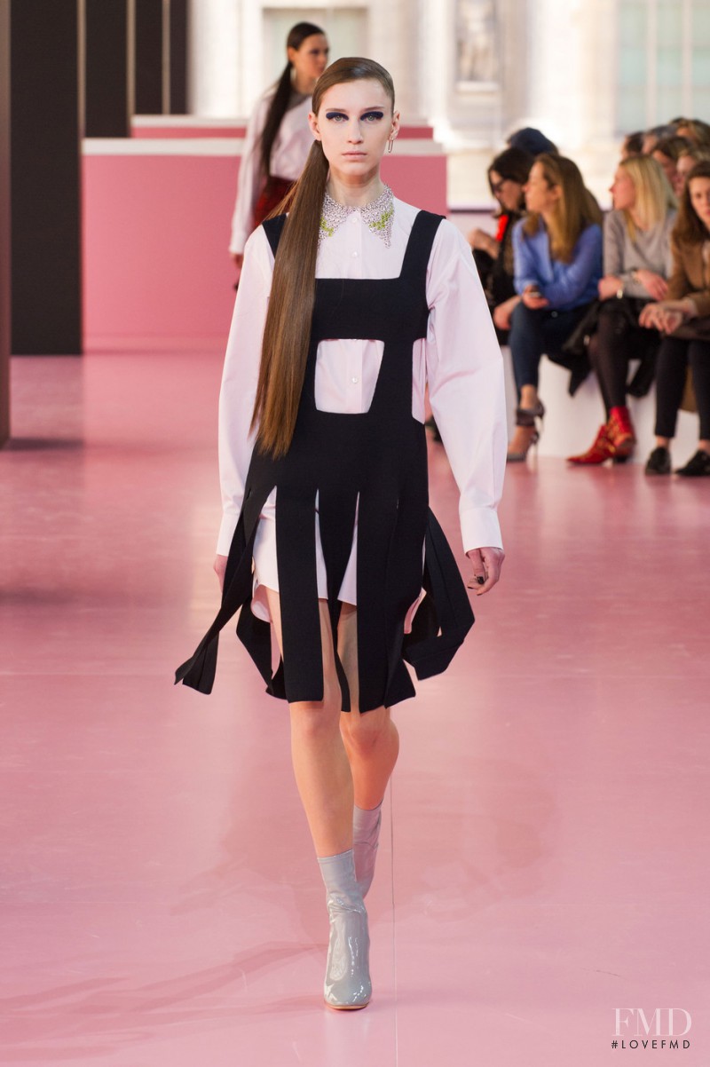 Sofia Tesmenitskaya featured in  the Christian Dior fashion show for Autumn/Winter 2015