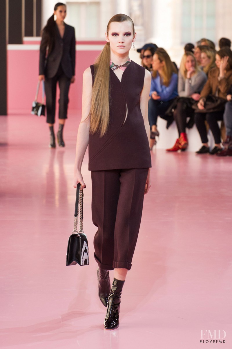 Gabriele Regesaite featured in  the Christian Dior fashion show for Autumn/Winter 2015