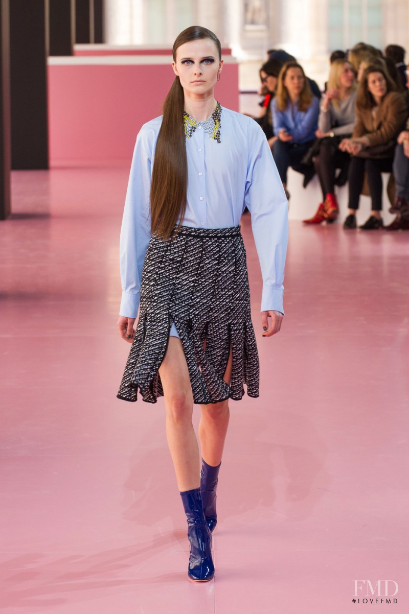 Vasilisa Pavlova featured in  the Christian Dior fashion show for Autumn/Winter 2015