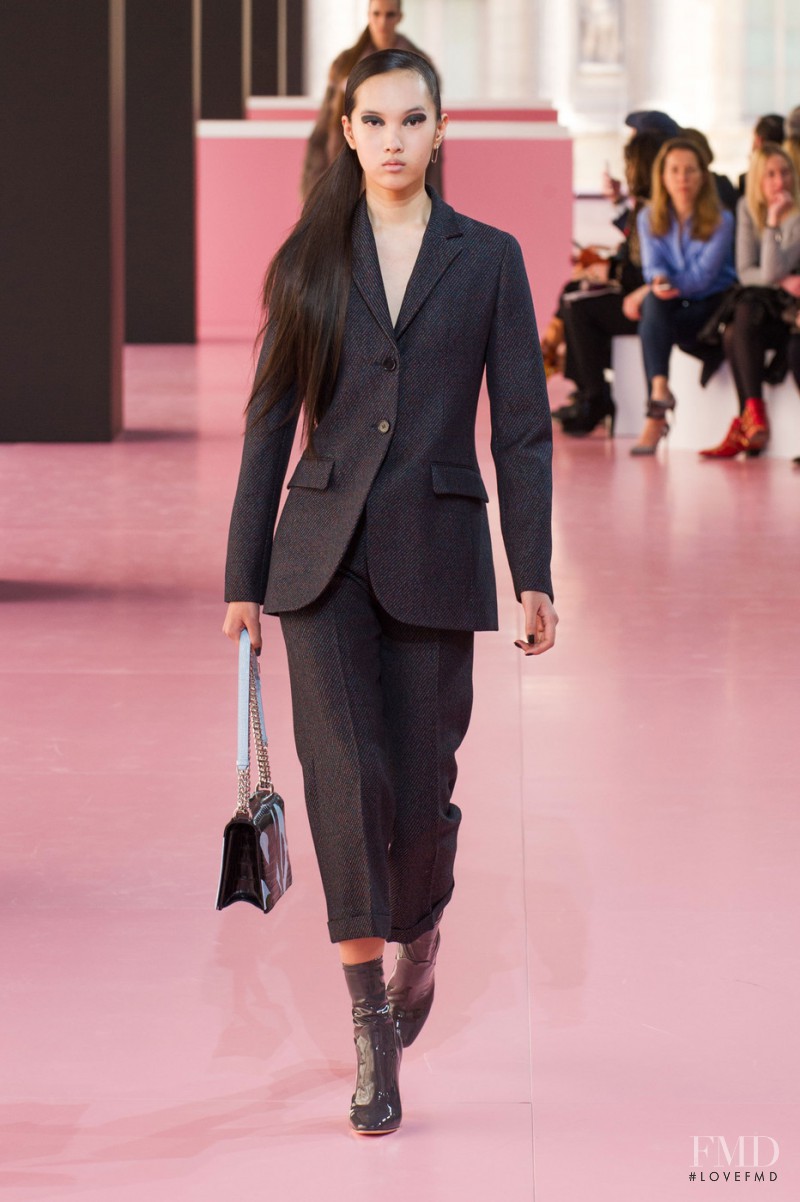 Yuan Bo Chao featured in  the Christian Dior fashion show for Autumn/Winter 2015