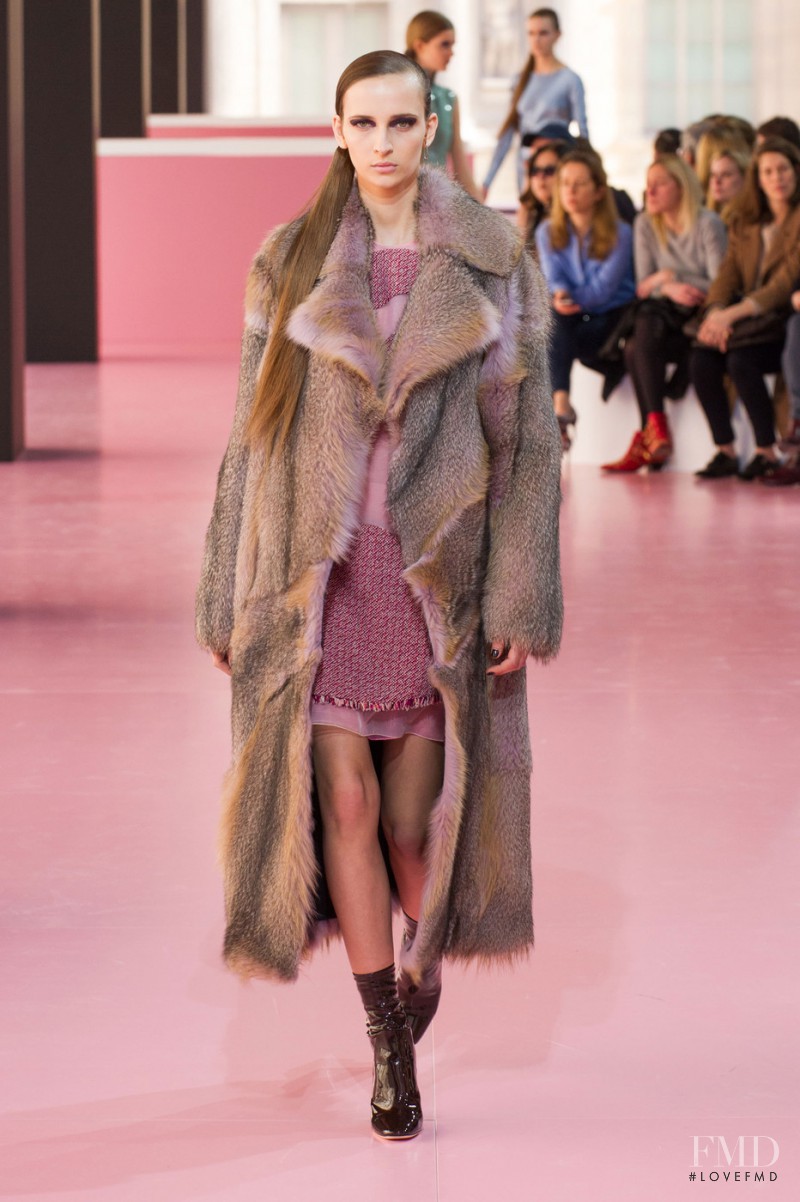 Waleska Gorczevski featured in  the Christian Dior fashion show for Autumn/Winter 2015