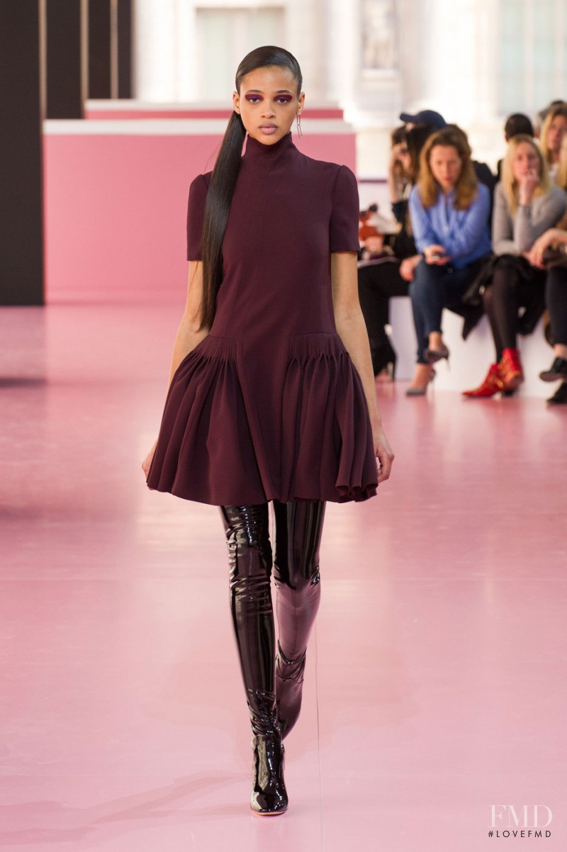 Aya Jones featured in  the Christian Dior fashion show for Autumn/Winter 2015