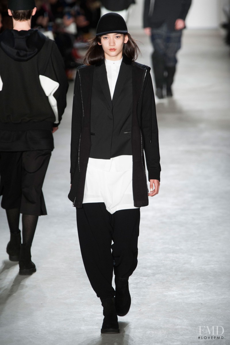 Mona Matsuoka featured in  the Public School fashion show for Autumn/Winter 2015