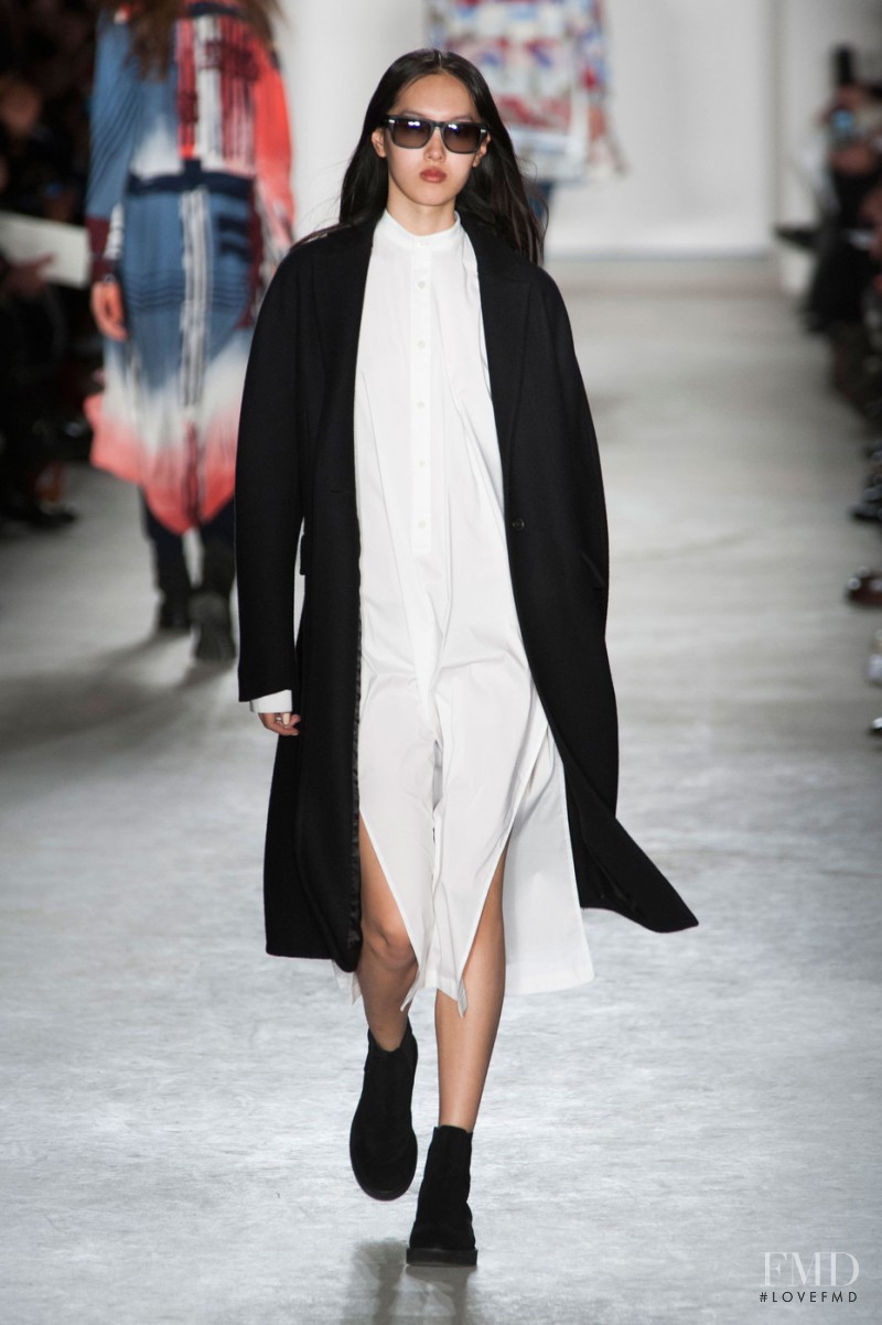 Yuan Bo Chao featured in  the Public School fashion show for Autumn/Winter 2015