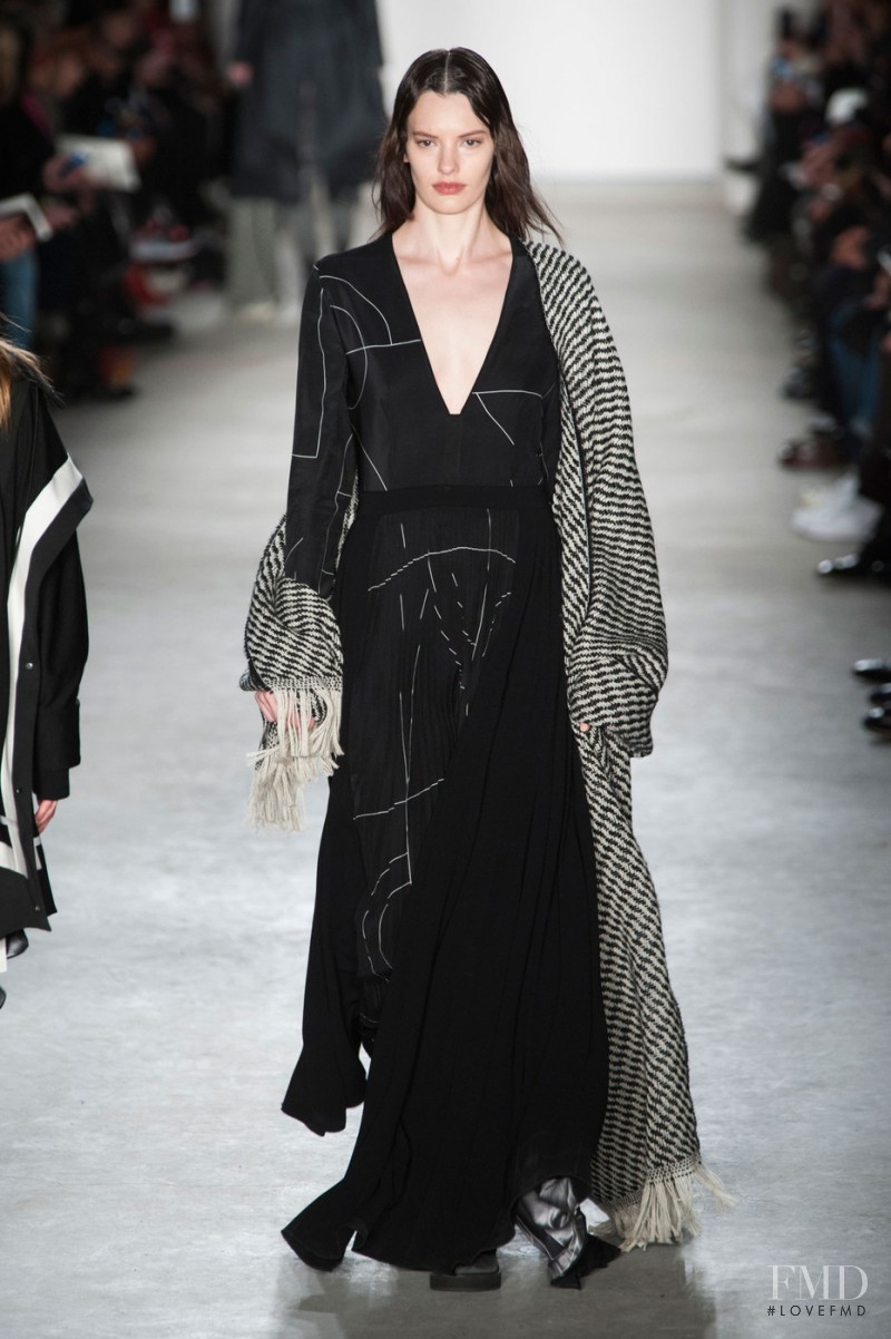 Amanda Murphy featured in  the Public School fashion show for Autumn/Winter 2015