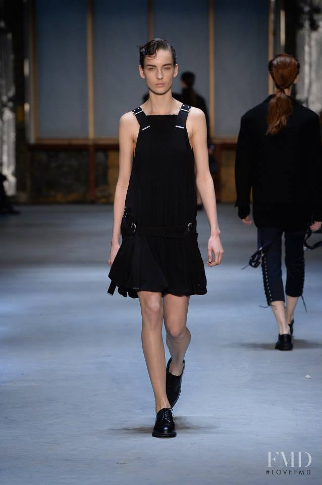 Julia Bergshoeff featured in  the Diesel Black Gold fashion show for Autumn/Winter 2015