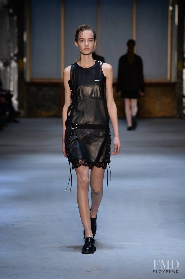 Maartje Verhoef featured in  the Diesel Black Gold fashion show for Autumn/Winter 2015