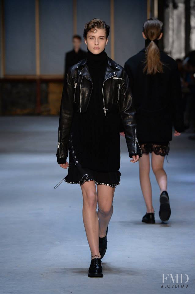 Regitze Harregaard Christensen featured in  the Diesel Black Gold fashion show for Autumn/Winter 2015