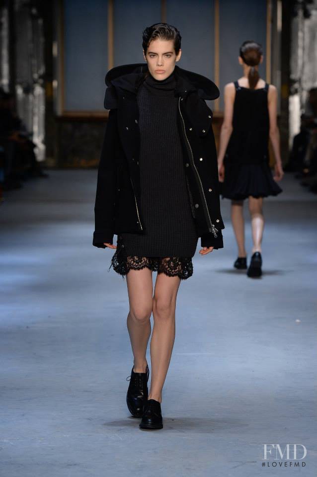 Taja Feistner featured in  the Diesel Black Gold fashion show for Autumn/Winter 2015