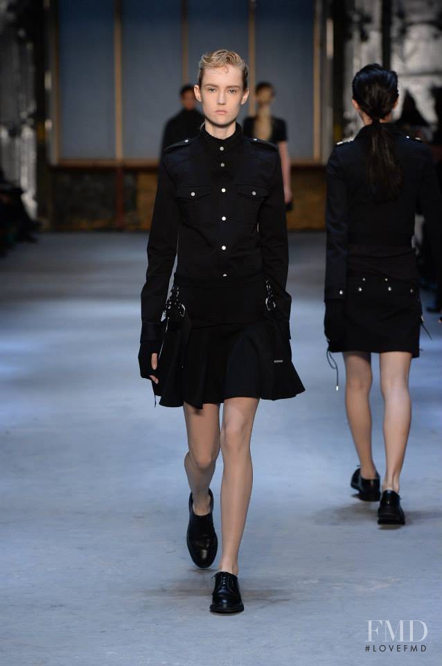 Harleth Kuusik featured in  the Diesel Black Gold fashion show for Autumn/Winter 2015