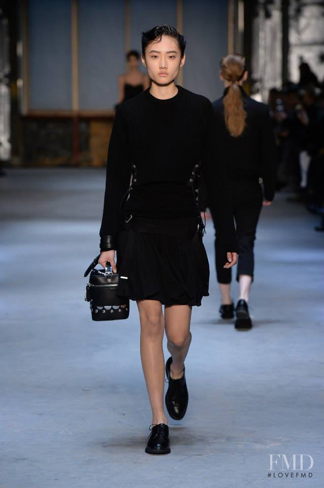 Ashley Foo featured in  the Diesel Black Gold fashion show for Autumn/Winter 2015