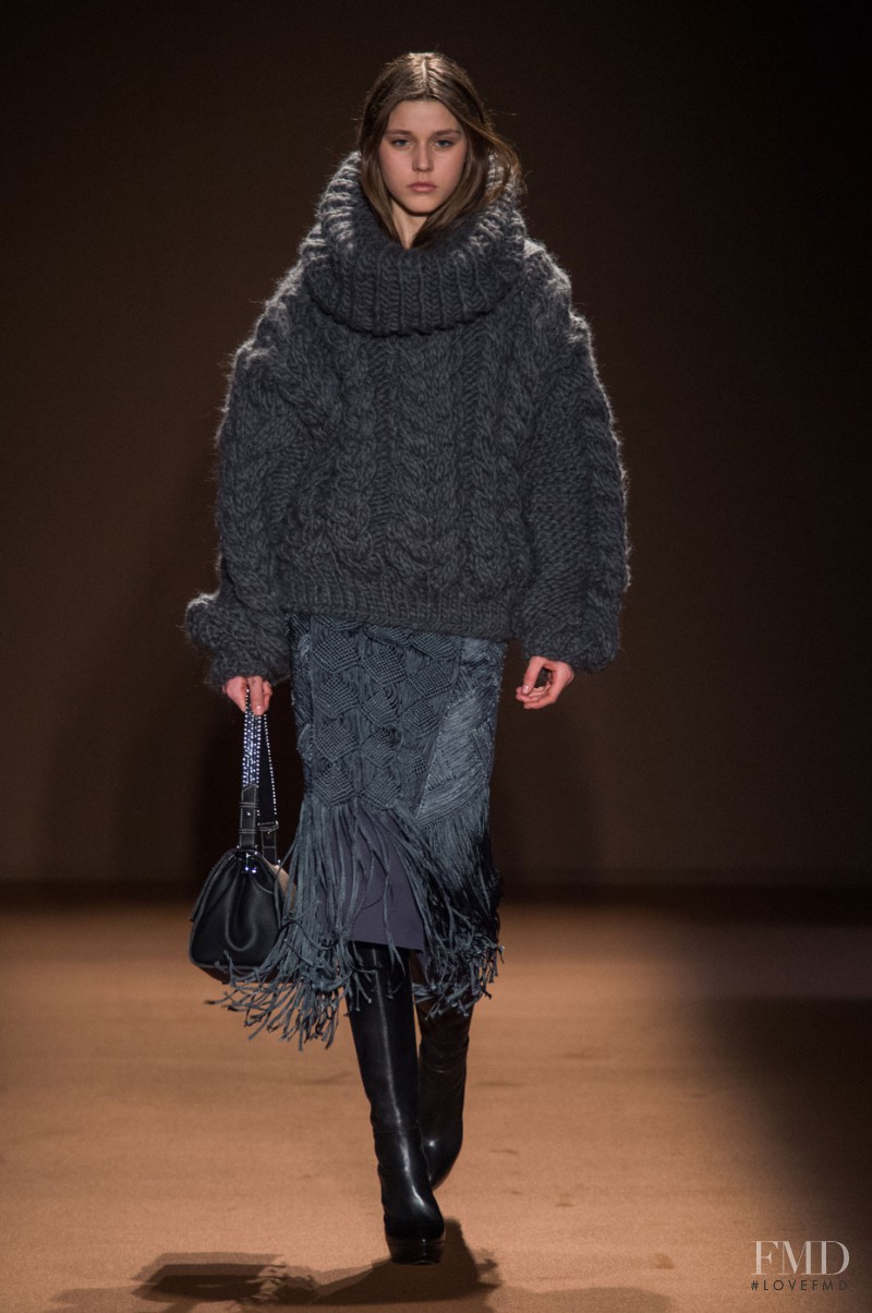 Vivienne Rohner featured in  the Andrew Gn fashion show for Autumn/Winter 2015