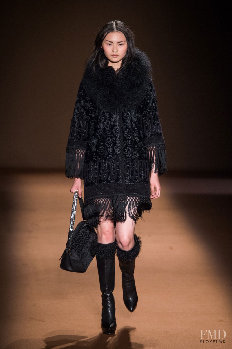 Cong He featured in  the Andrew Gn fashion show for Autumn/Winter 2015