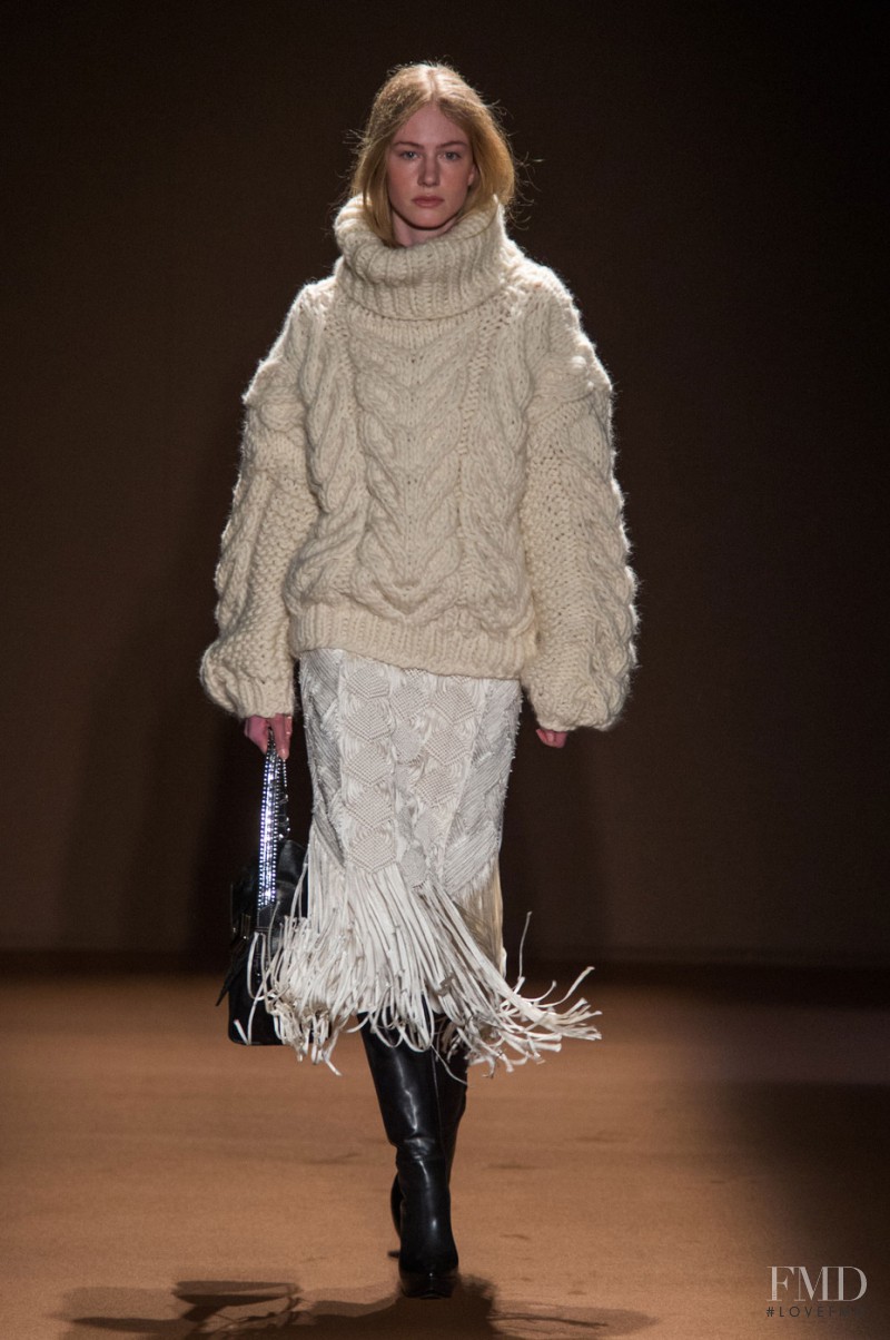 Naemi Schink featured in  the Andrew Gn fashion show for Autumn/Winter 2015