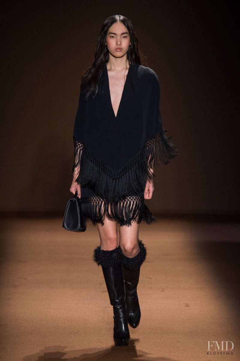 Yuan Bo Chao featured in  the Andrew Gn fashion show for Autumn/Winter 2015