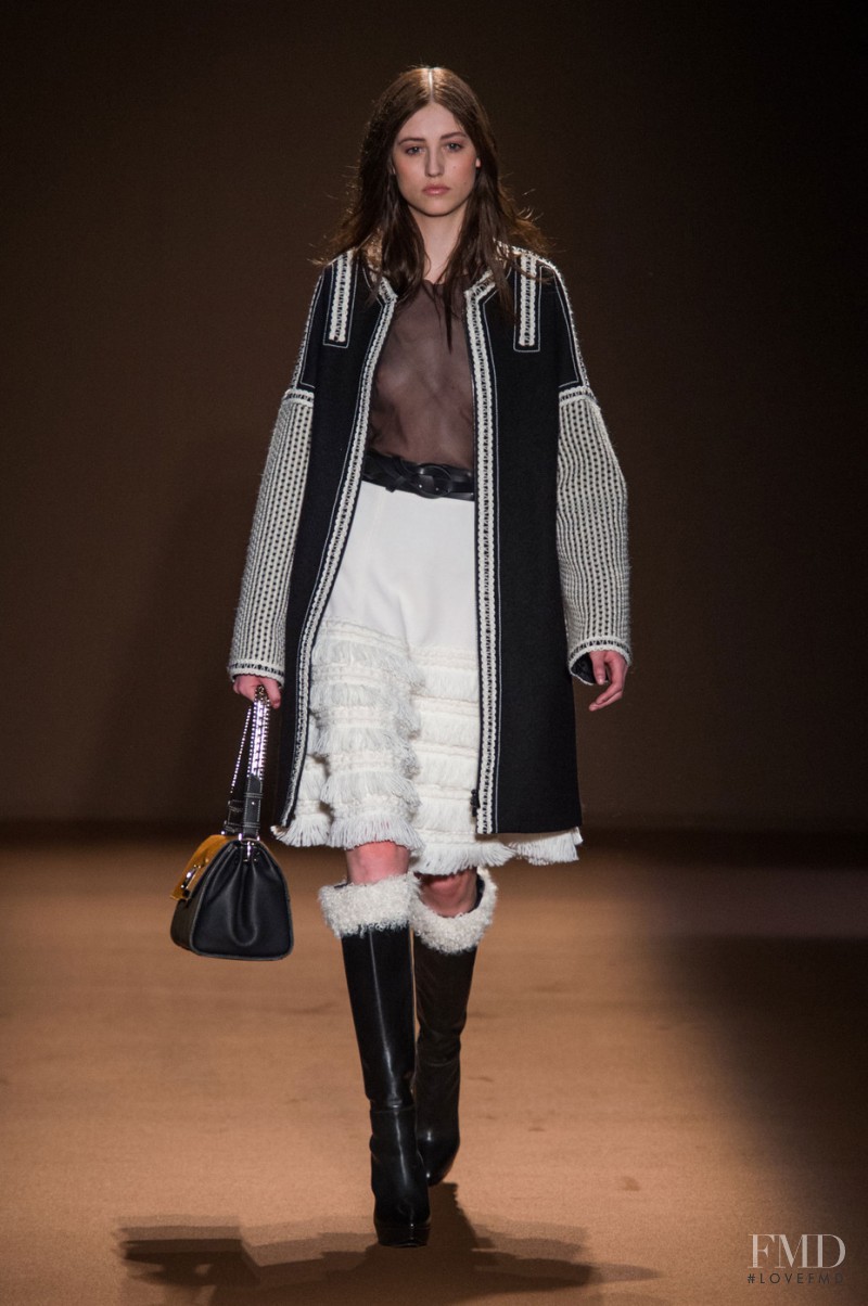 Marie Kapferer featured in  the Andrew Gn fashion show for Autumn/Winter 2015