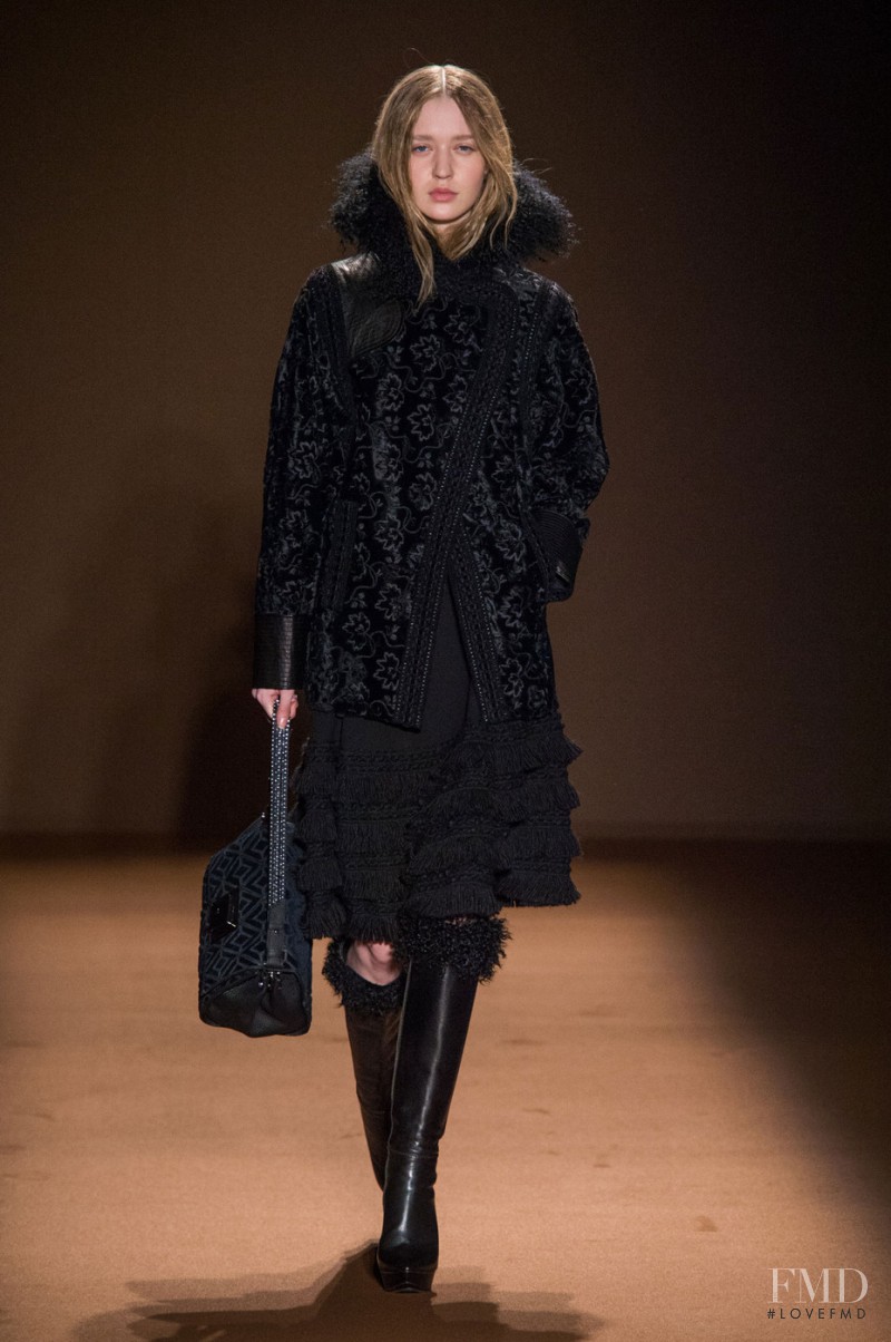 Ivana Teklic featured in  the Andrew Gn fashion show for Autumn/Winter 2015