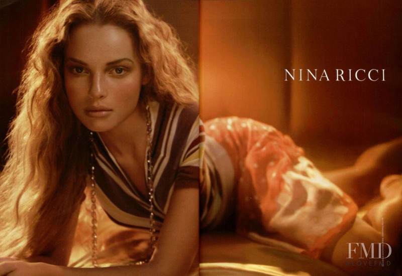 Polina Kouklina featured in  the Nina Ricci advertisement for Spring/Summer 2005