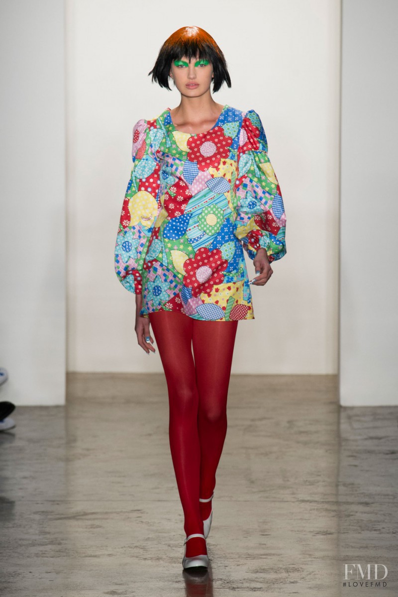 Romee Strijd featured in  the Jeremy Scott fashion show for Autumn/Winter 2015