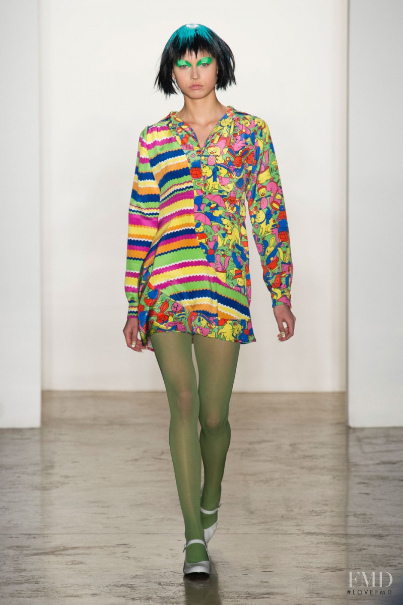 Pavlina Eneva featured in  the Jeremy Scott fashion show for Autumn/Winter 2015