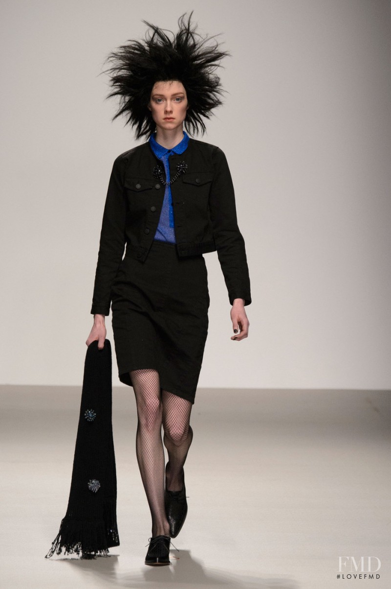 Jessica Burley featured in  the Sister by Sibling fashion show for Autumn/Winter 2015