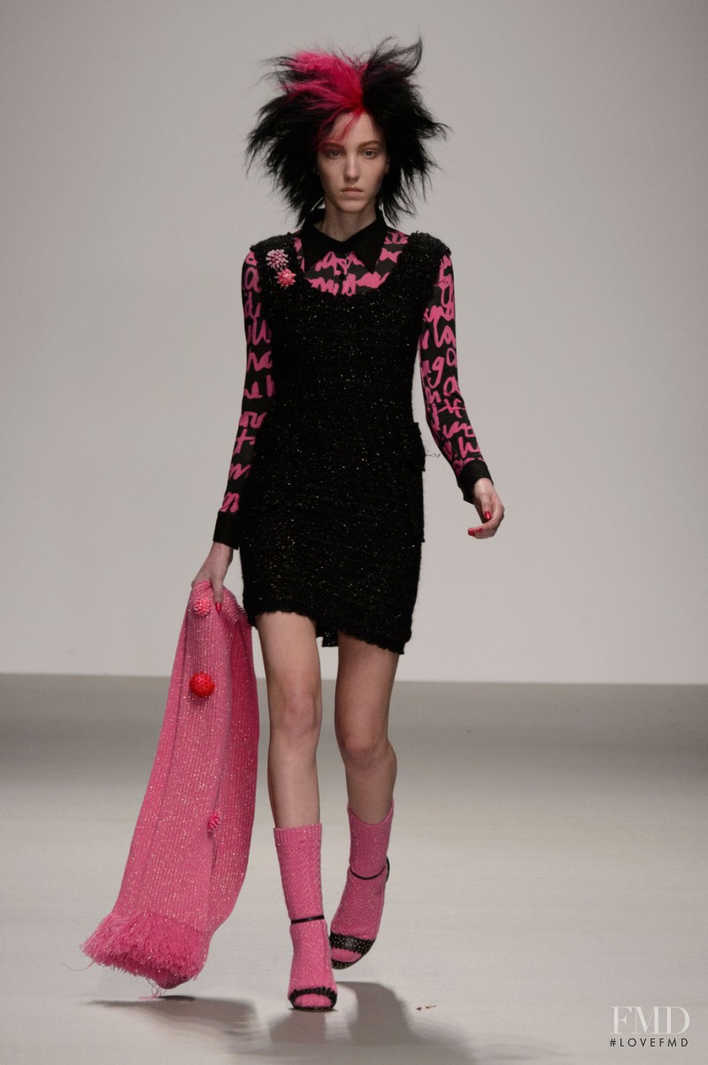 Ella Richards featured in  the Sister by Sibling fashion show for Autumn/Winter 2015